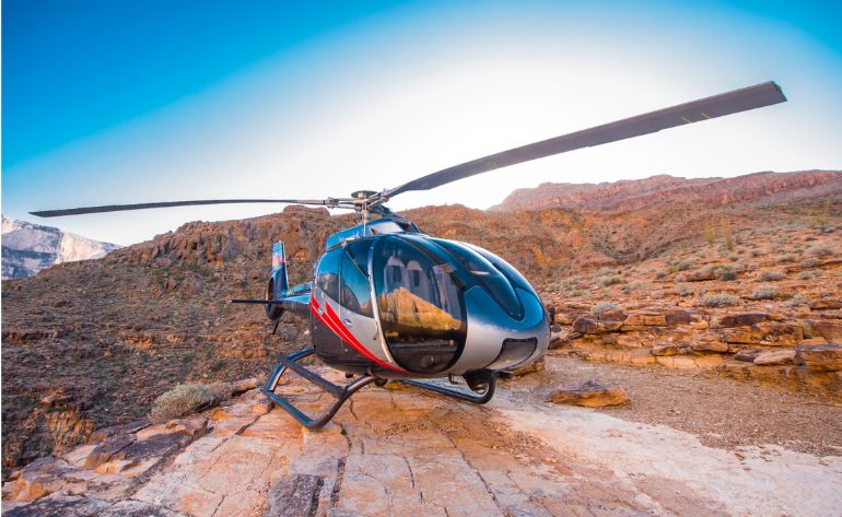 Las Vegas to Grand Canyon Helicopter Ride Vegas Strip Helicopter Tour dual landing Vegas strip ride