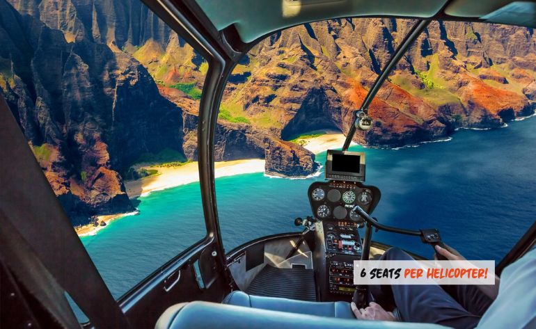 Helicopter Tour Kauai Jurassic Park Landing Na Pali Coast Waterfalls Ride