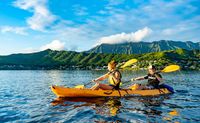 Oahu Hawaii Kayak and Reef Tour Kaneohe Bay	romantic