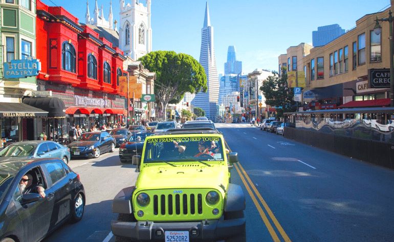Private Sightseeing City Tour in Open-Air Jeep, San Francisco - 2 Hours