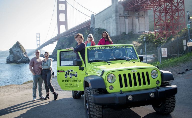 Private Sightseeing City Tour in Open-Air Jeep, San Francisco - 2 Hours