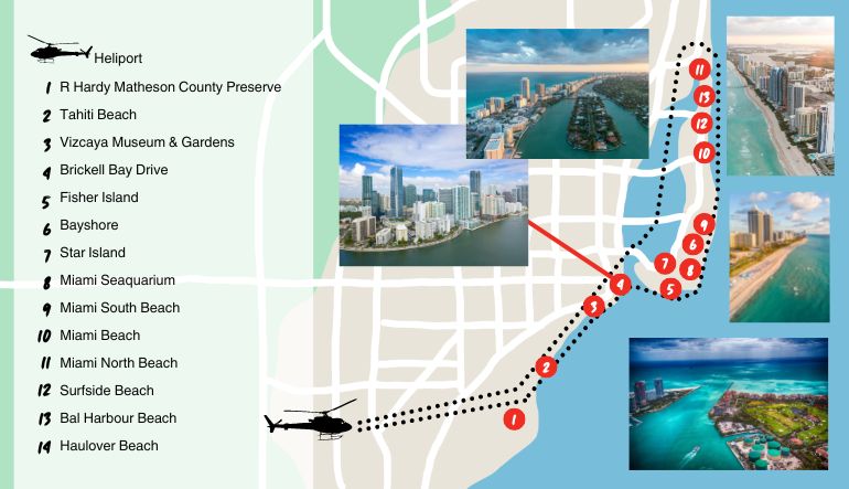 Miami Sunset Private Plane Tour - 50 Mins