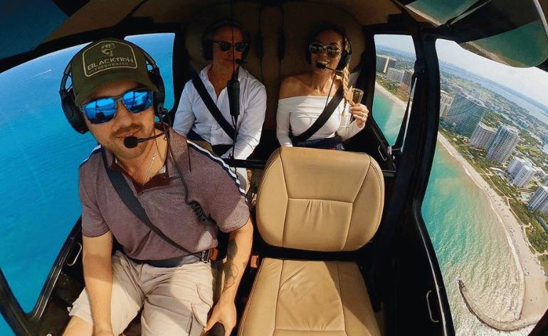 Private Helicopter Miami South Beach Sunset Tour