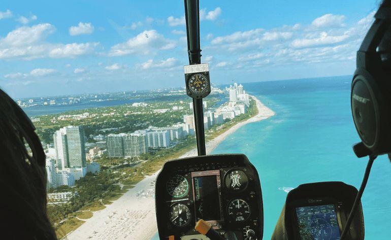 Private Helicopter Miami South Beach Ride