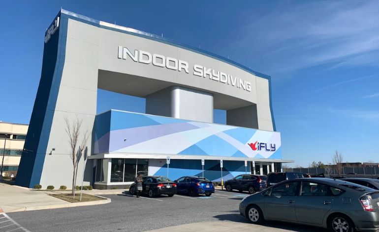 iFly fly indoor skydiving vertical wind tunnel sky dive near me all ages sky diving