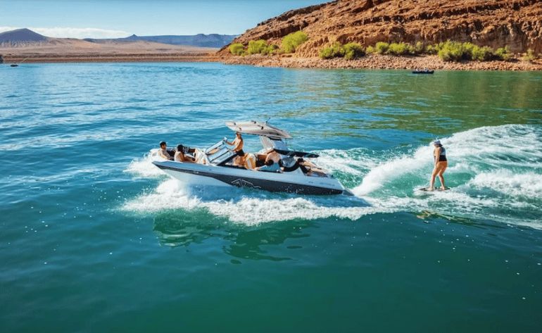 Surf Boat Tour Rental with Captain, Quail Creek State Park - 2 Hours