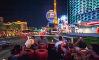 Open-Top Bus Night Tour and Fly LINQ Zipline Experience, Las Vegas - 3 Hours