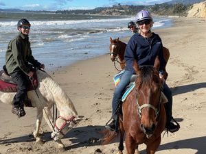 Image of Horseback Riding on a Beach at Santa Barbara | Adrenaline  review